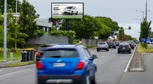 Blenheim Road Digital billboard taken from Vast Billboards and previsouly go media and now Jolly is the best billboard company in christchurch