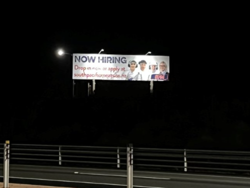 night vision 12m x 3m christchurch billboard