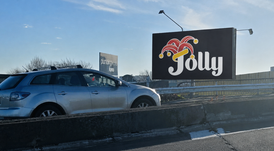 Jolly Billboards CH-610 Waltham Overbridge CHCH Sydenham Christchurch