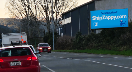 classic 6m x 3m billboard site location in Upper Hutt silverstream classic media that works
