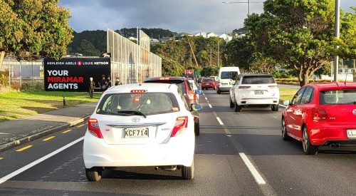 Cobham Drive Airport Billboard Go ing with media from Jolly works