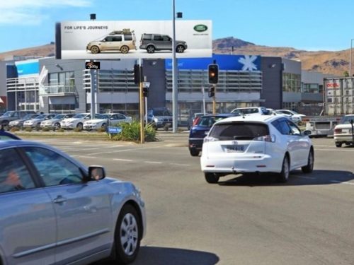 Garlands and Brougham Street Billboard 12m x 3m christchurch Jolly