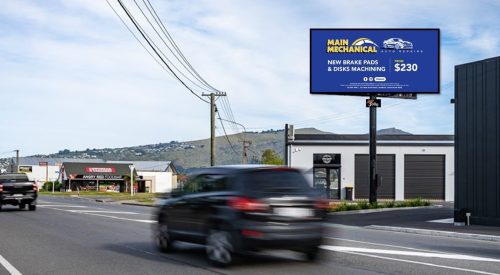 Garlands Road digital Jolly Billboard site in Christchurch cheapand inexpensive billboard advertising