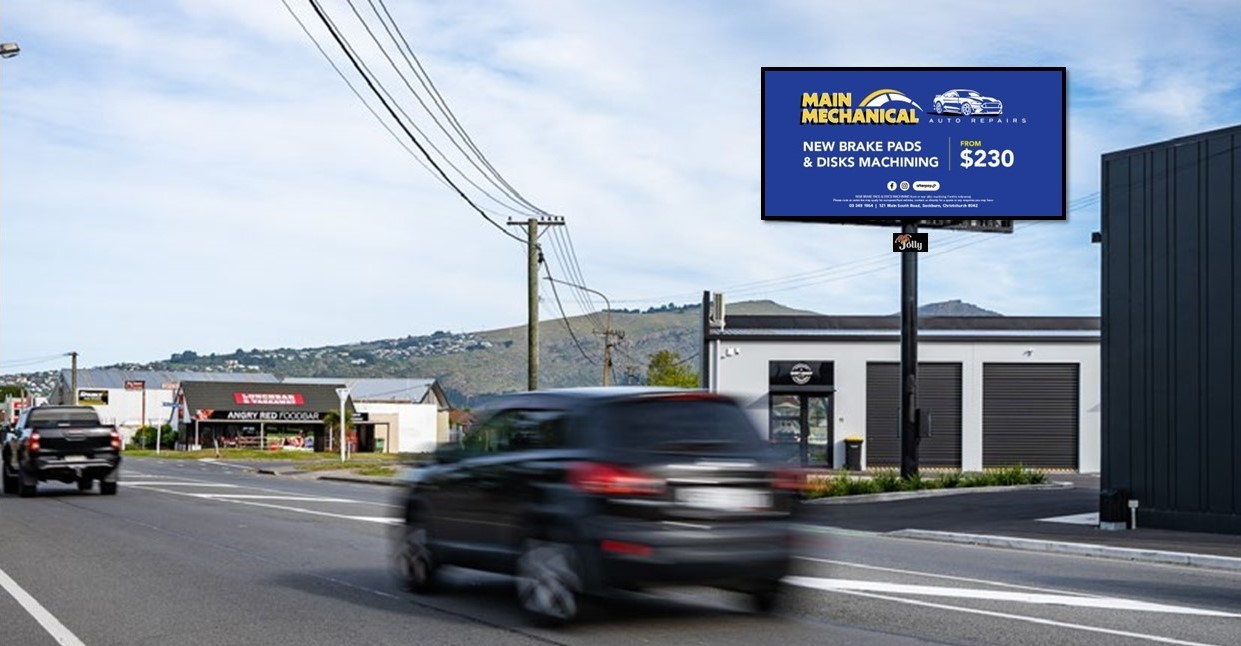 Jolly Billboards CH-D7A DIGITAL 69 Garlands Road Woolston Christchurch