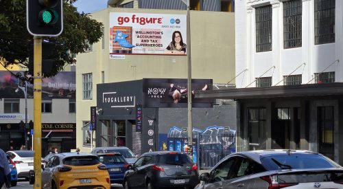 Ghuznee Street CBD Billboard Wellington go for the media that has the best locations