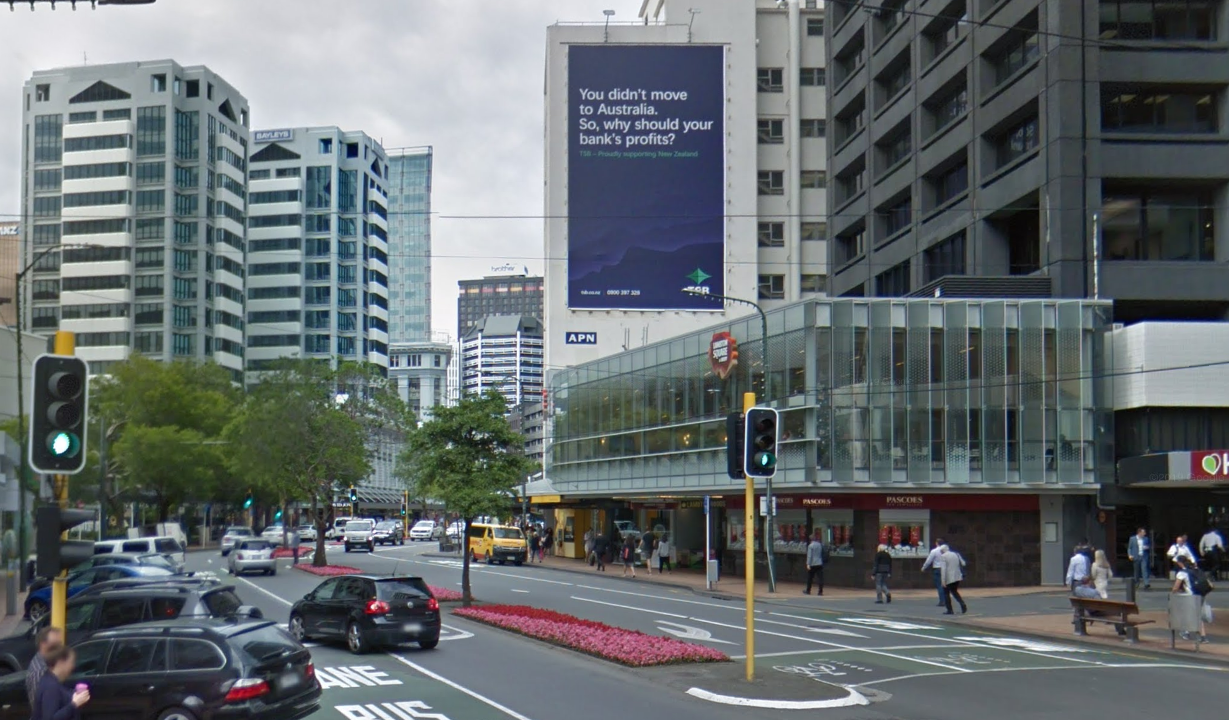 Jolly Billboards WG-159 SPECTACULAR 184 Lambton Quay CBD Wellington