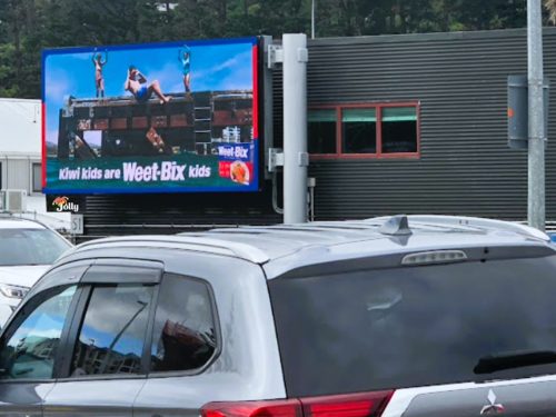 Digital Billboard Porirua North City Mall location , Wellington Billboard northern suburbs
