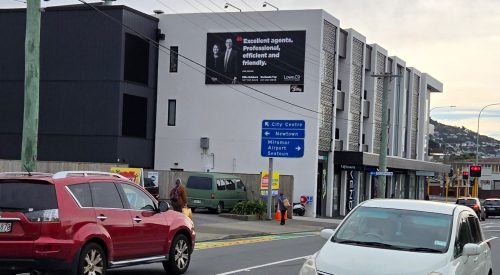Kilbirnie northern suburbs billboard Onepu Road