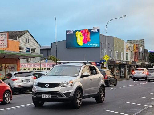 Wellington Digital billboard Site 6m x 3m