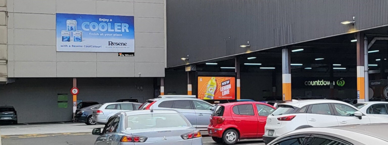 Jolly Billboards LH-Q63 Queensgate Carpark Lower Hutt CBD Lower Hutt