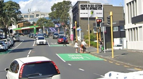Auckland New North Road Billboard 6m x 3m