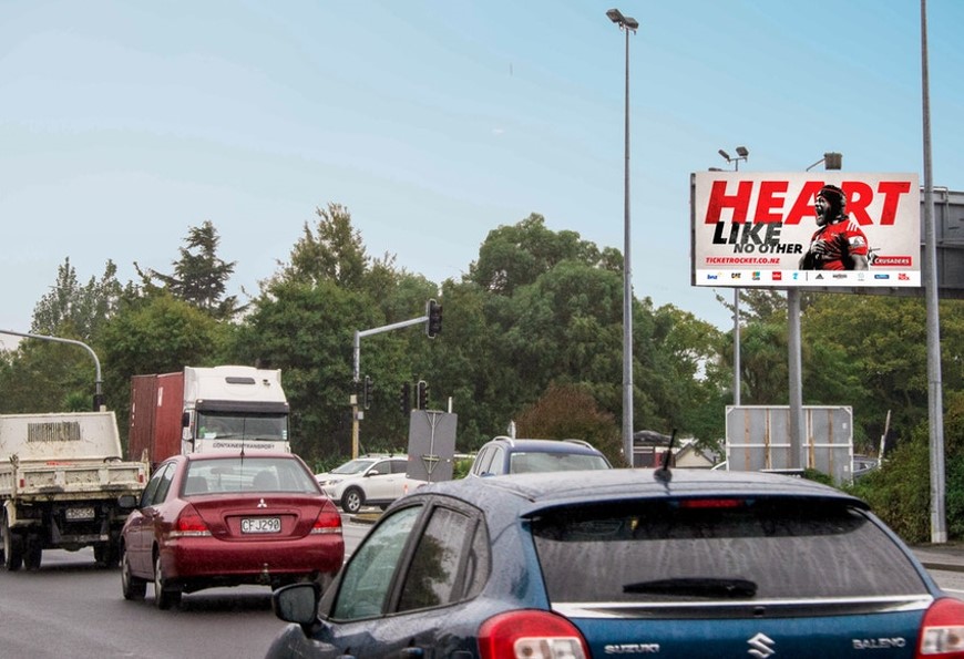 Jolly Billboards CH-68A CNR Brougham & Port Hills Hillsborough Christchurch