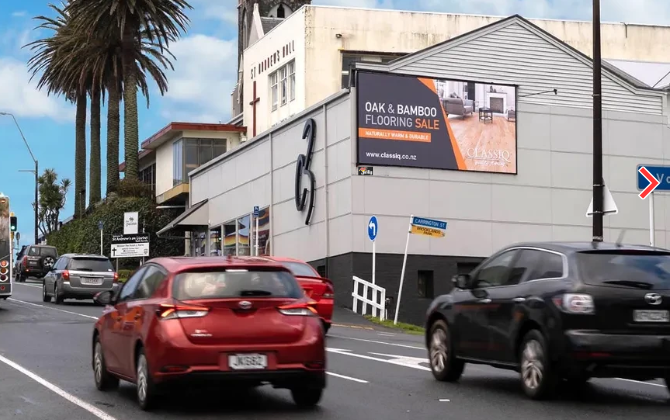 Jolly Billboards NP-D7 DIGITAL 1 Carrington Street New Plymouth Central New Plymouth