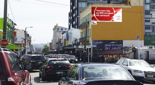Cuba Street Wellington Billboard advertising