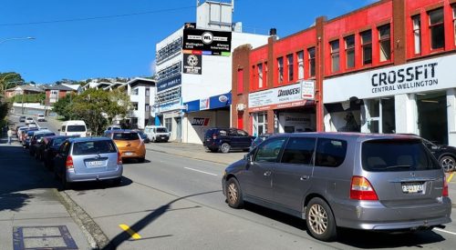 Taranaki Street Billboard Wellington