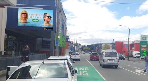 billboard site wellington city advertising