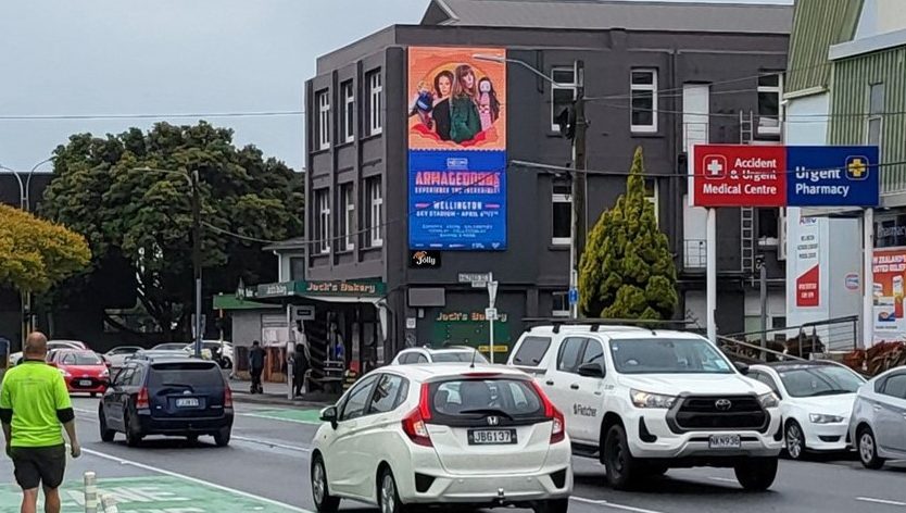 Jolly Billboards WG-D1 DIGITAL 13 Adelaide Road CBD Wellington