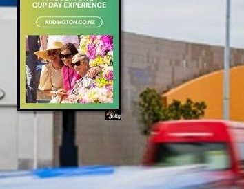 Ex Vast Media digital billboard this media works for stop go traffic . High Lumo screen is amazing quality Jolly billboards. Shout out for the best billboard on carmen road.