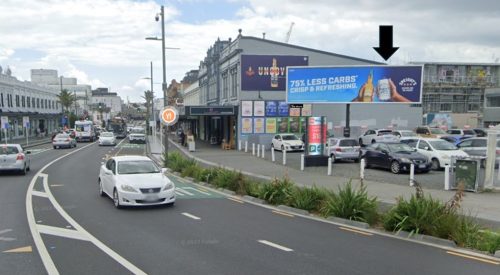 karangehape Road Auckland Billboard 8m x 2m nightilife working media - its go time