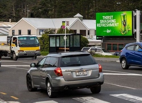 Wellington Billboard site main arterial cheap slots on events for porirua city Council