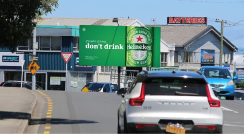 Located at go media stadium static billboard enroute to Penrose. 300m+ head on views make this billboard unmissable at distance and also upon approach. The last turn left before hitting Go / Mt Smart Stadium or carry on straight head through commercial zone onto Mt Smart Road to enter Onehunga or head to Cornwall Park.
