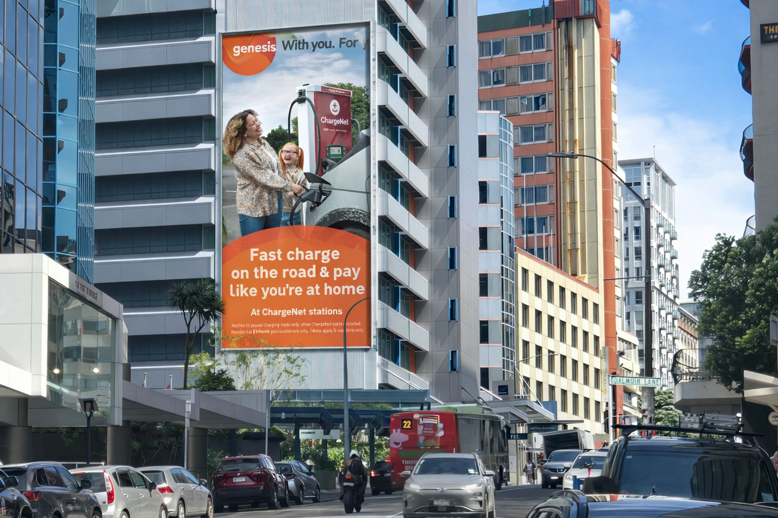 Jolly Billboards WG-922 SPECTACULAR The Terrace  CBD Wellington