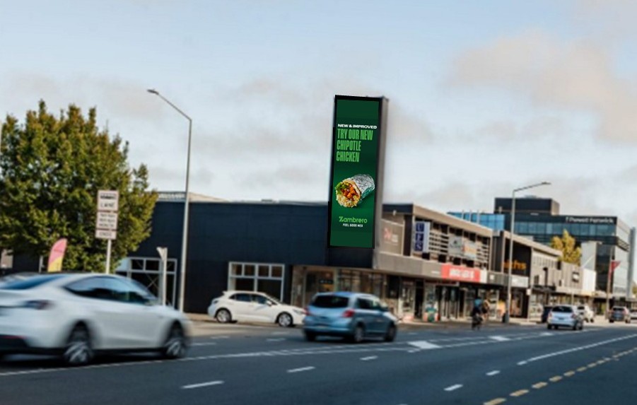 Jolly Billboards CH-D13 DIGITAL The Colombo Inbound Sydenham Christchurch