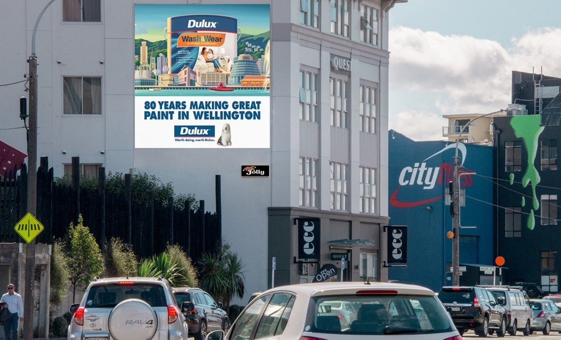 Jolly Billboards WG-675 61-63 Thorndon Quay CBD Wellington